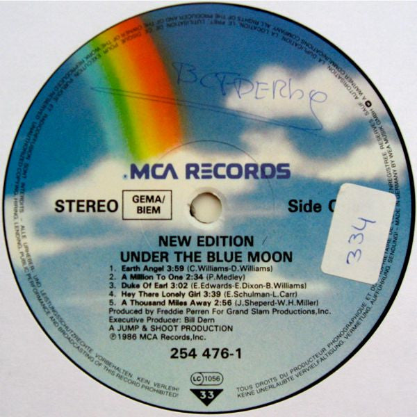 New Edition : Under The Blue Moon (LP, Album)