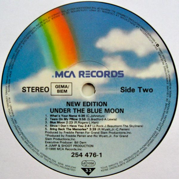 New Edition : Under The Blue Moon (LP, Album)
