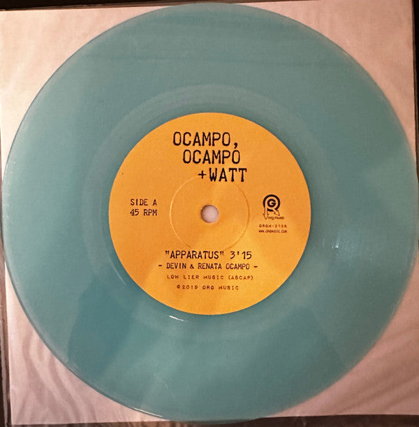 Ocampo, Ocampo + Watt : Apparatus / Better Than A Dirtnap (7", RSD, Ltd, Blu)