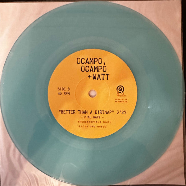 Ocampo, Ocampo + Watt : Apparatus / Better Than A Dirtnap (7", RSD, Ltd, Blu)