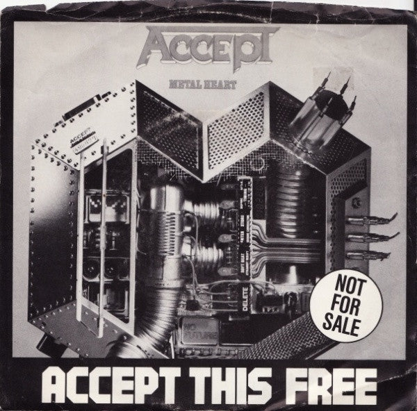 Accept : Accept This Free (7", Promo)