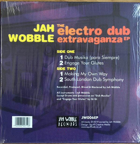 Jah Wobble : The Electro Dub Extravaganza EP (12", EP, RSD, Dar)