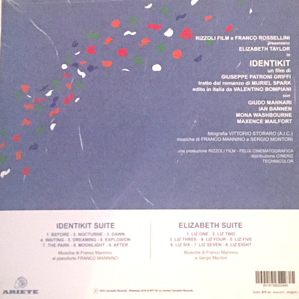 Franco Mannino, Sergio Montori : Identikit (LP, Ltd)