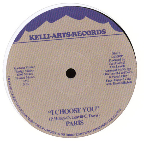 Paris (6) : I Choose You / Punkin Funkin (12", Maxi, RSD, RE)