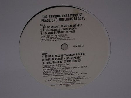 Khromozomes : Phase One: Building Blocks (12")