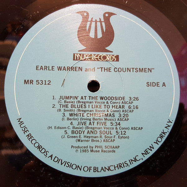 Earle Warren : Earle Warren And The Count's Men (LP, Album)
