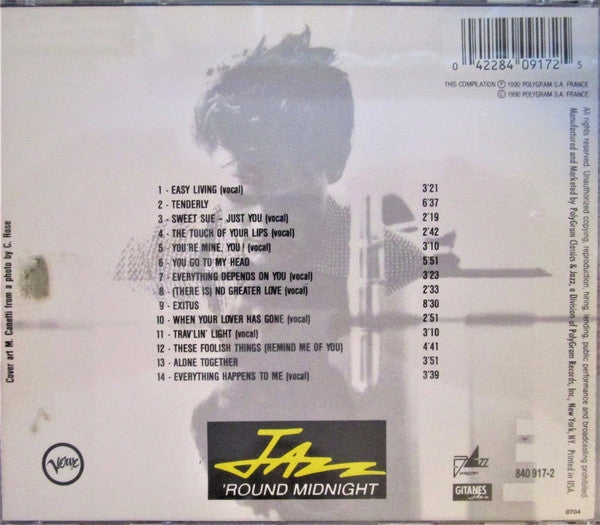 Chet Baker : Jazz 'Round Midnight - Chet Baker (CD, Comp, RM)