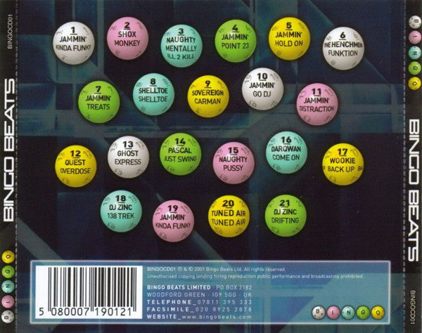 Various : Bingo Beats (CD, Mixed)