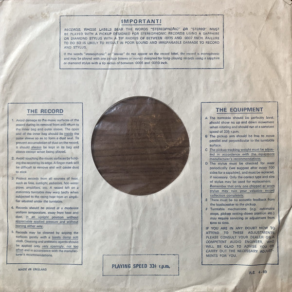The Rolling Stones : Aftermath (LP, Album, RP)