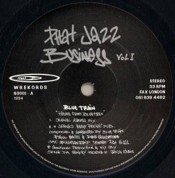 Blue Train / Jazz Friction : Phat Jazz Business Vol 1 (12")