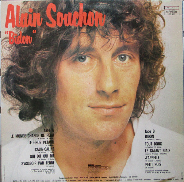 Alain Souchon : Bidon (LP, Album, RE)