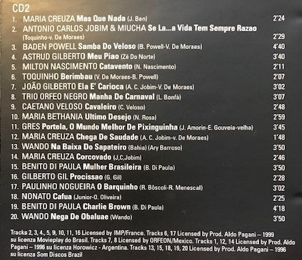 Various : Samba & Bossa Nova (2xCD, Comp)