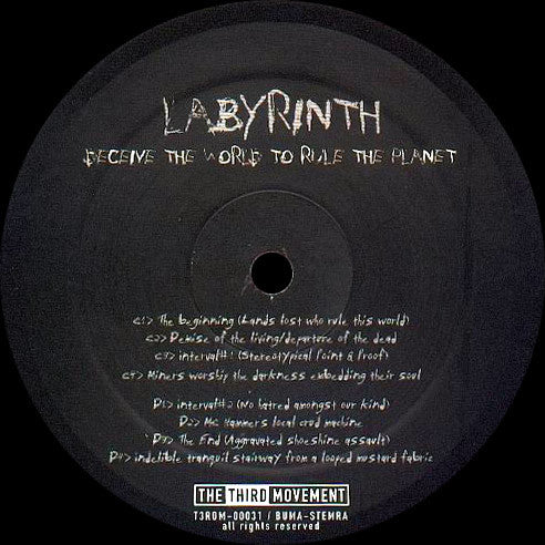 Void Settler / Labyrinth (2) : Amphibious Lemonade Strangling / Deceive The World To Rule The Planet (2x12", Album, P/Mixed)
