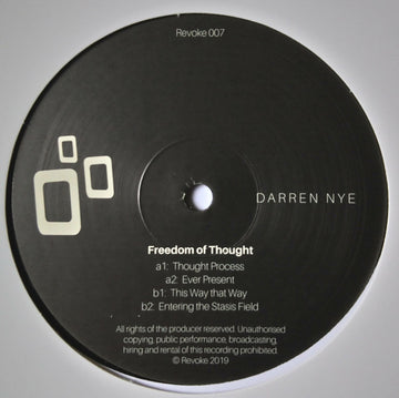 Darren Nye : Freedom Of Thought (12")