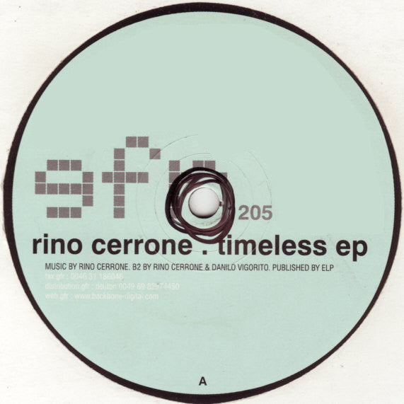 Rino Cerrone : Timeless EP (12", EP)