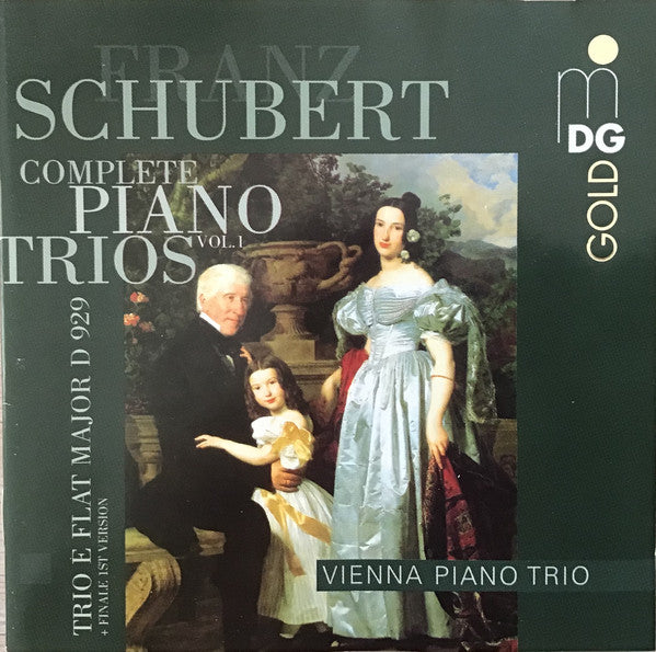 Franz Schubert, Vienna Piano Trio : Complete Piano Trios Vol. 1 (CD)