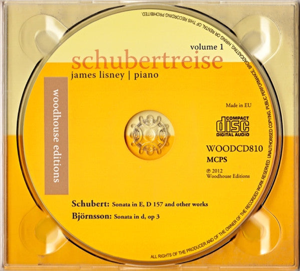 James Lisney : Schubertreise Volume 1 (CD, Comp, Dig)