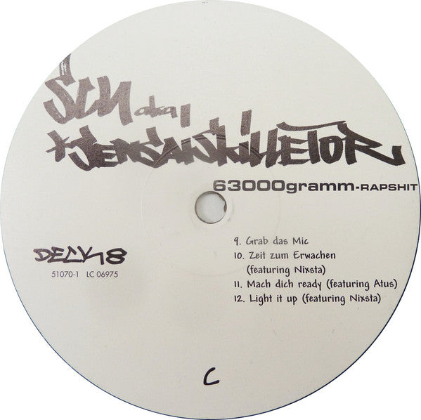 SCU aka Sensaiskilletor : 63000gramm-Rapshit (2xLP, Album)
