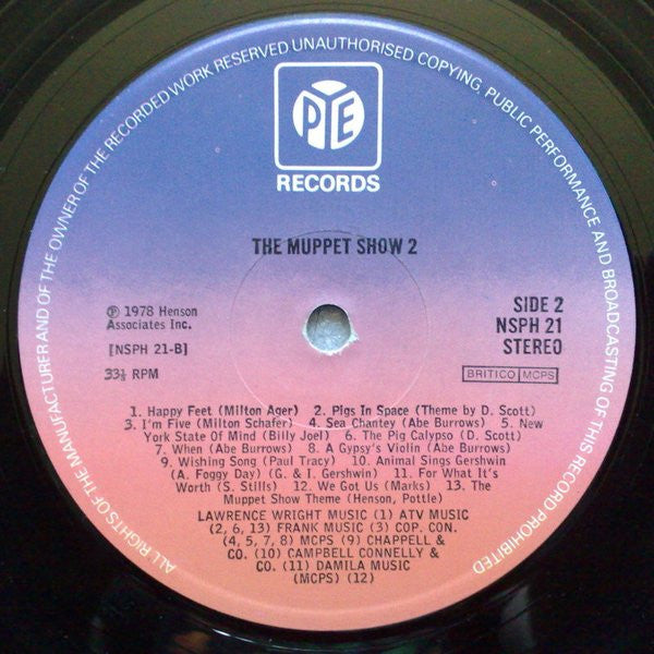 The Muppets : The Muppet Show 2 (LP, Album, Gat)