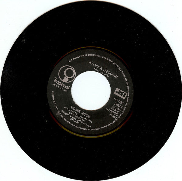 André Moss : Ella (Tros Tune)  (7", Single, bla)