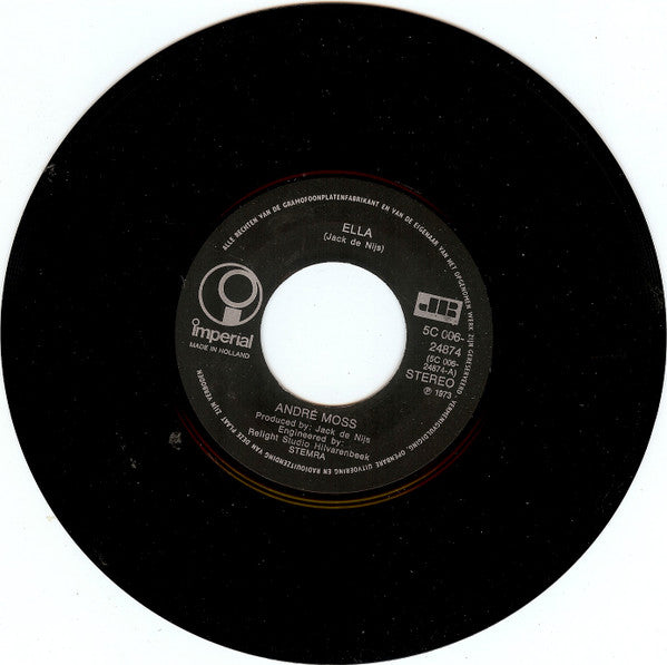 André Moss : Ella (Tros Tune)  (7", Single, bla)