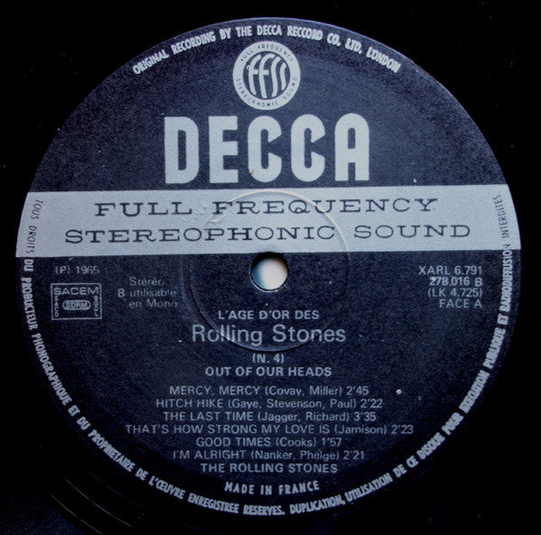 The Rolling Stones : «L'âge D'or» Des Rolling Stones - Vol 4 - Satisfaction (LP, Album, Comp, RE)