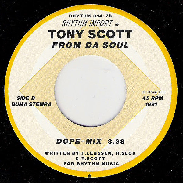 Tony Scott : From Da Soul (7", Single)
