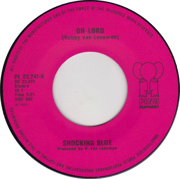 Shocking Blue : Oh Lord  (7")