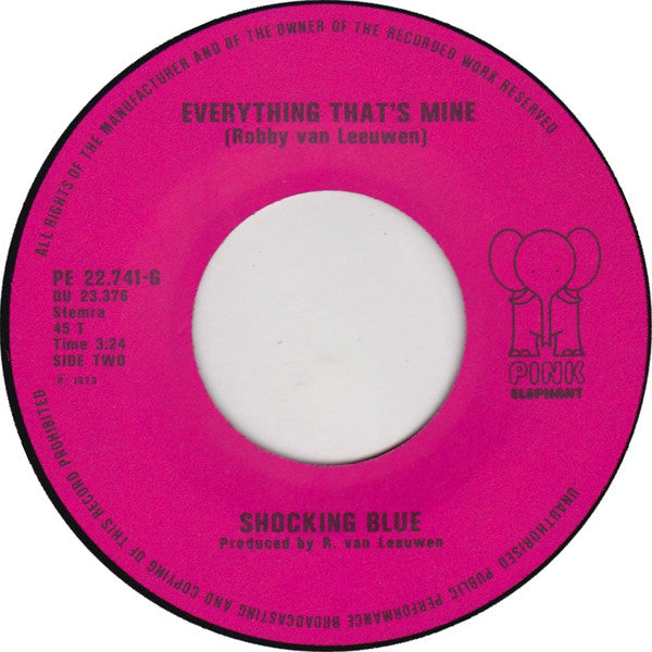Shocking Blue : Oh Lord  (7")