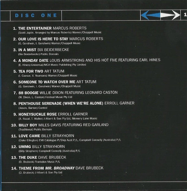 Various : Jazz Legends - Piano (2xCD, Comp)