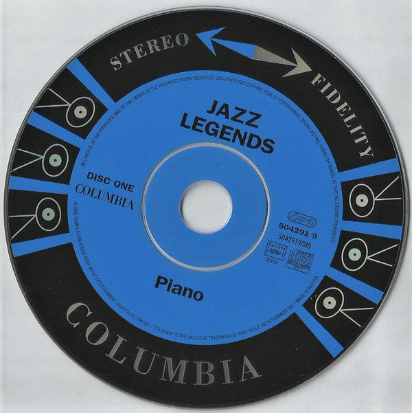 Various : Jazz Legends - Piano (2xCD, Comp)