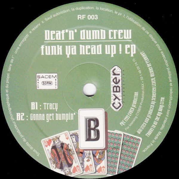 Deaf'N Dumb Crew : Funk Ya Head Up ! EP (12", EP)
