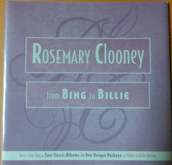 Rosemary Clooney : From Bing To Billie (2xCD, Comp)