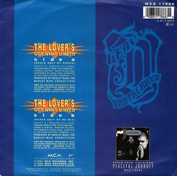 Heavy D And The Boyz* : The Lover's Got What U Need (7", Single)