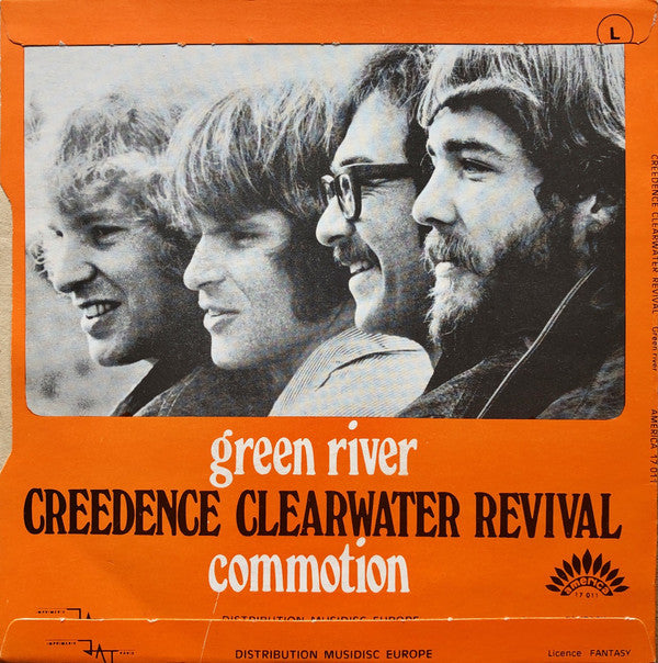 Creedence Clearwater Revival : Green River / Commotion (7", Single)