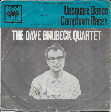 The Dave Brubeck Quartet : Unsquare Dance / Camptown Races (7", Single, Blu)