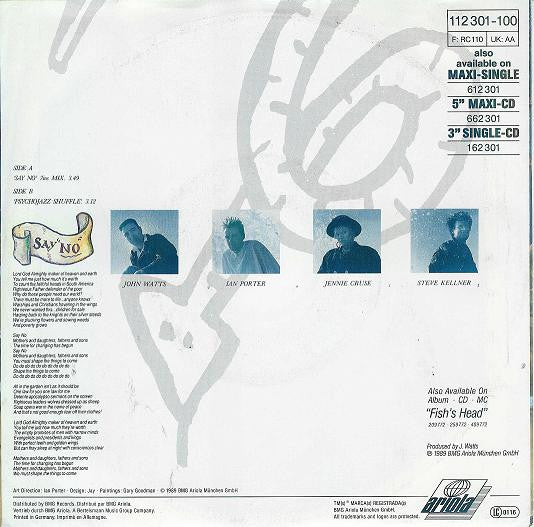 Fischer-Z : Say No (7", Single)