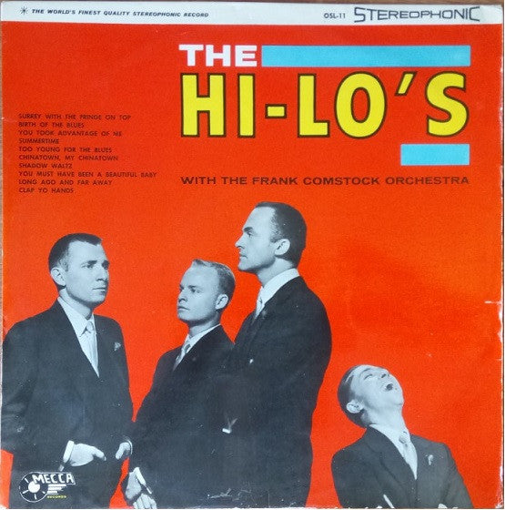 The Hi-Lo's With Frank Comstock And His Orchestra : The Hi-Lo's In Stereo (LP, Album)