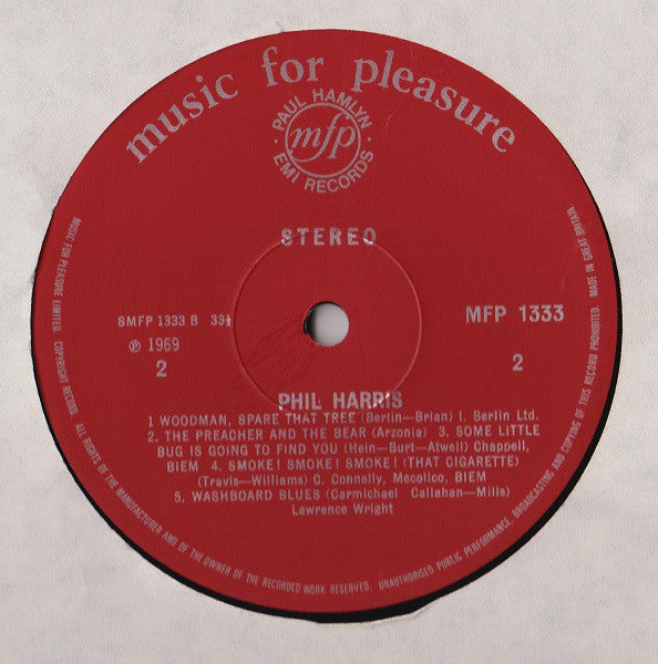 Phil Harris : Phil Harris (LP, Album)