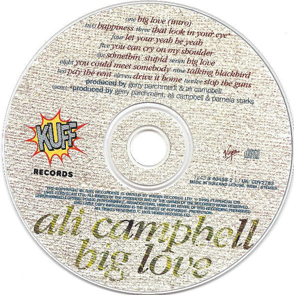 Ali Campbell : Big Love (CD, Album)