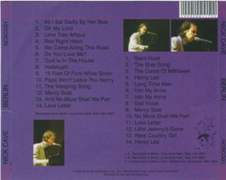 Nick Cave : Berlin (2xCD, Unofficial)