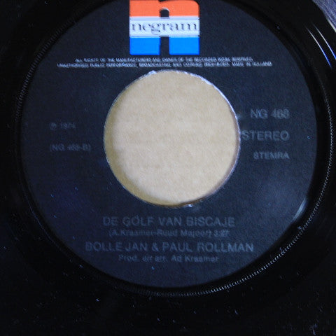 Bolle Jan & Paul Rollman : Ik Weet 'n Donkerbruin Cafeetje (7", Single)