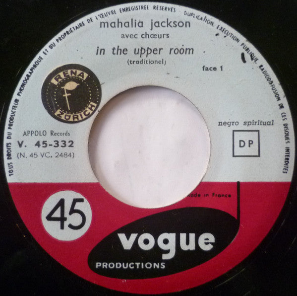 Mahalia Jackson : In The Upper Room (7")