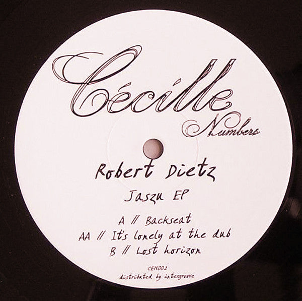 Robert Dietz : Jaszu EP (12", EP)