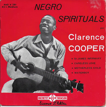 Clarence Cooper : Negro Spirituals par Clarence Cooper (7", EP)