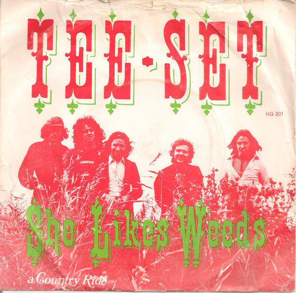 Tee-Set : She Likes Weeds (7", Single, Blu)