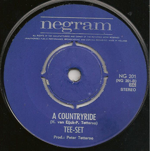 Tee-Set : She Likes Weeds (7", Single, Blu)