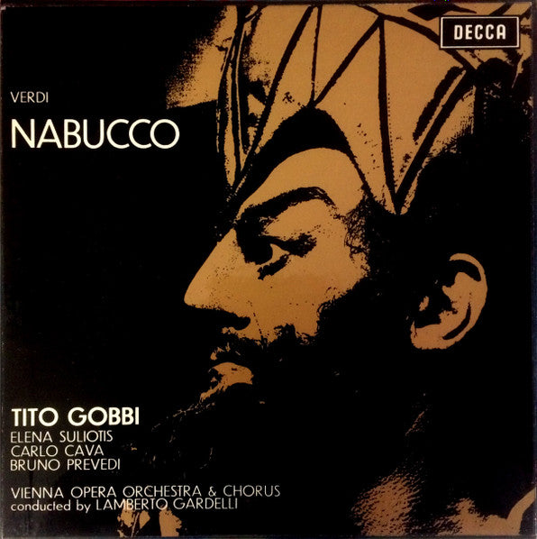 Verdi*, Tito Gobbi, Vienna Opera Orchestra* & Chorus* Conducted By Lamberto Gardelli : Nabucco (3xLP + Box)