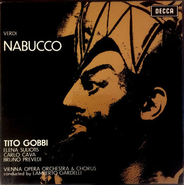 Verdi*, Tito Gobbi, Vienna Opera Orchestra* & Chorus* Conducted By Lamberto Gardelli : Nabucco (3xLP + Box)