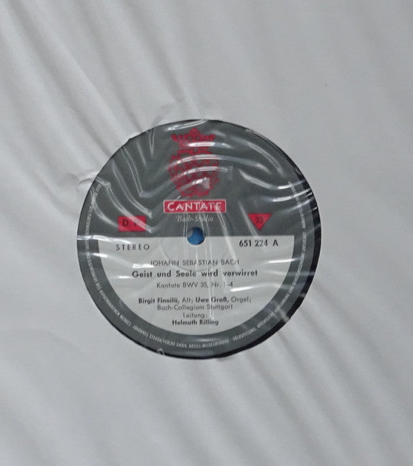 Johann Sebastian Bach, Helmuth Rilling : Solokantaten (LP, Mono)